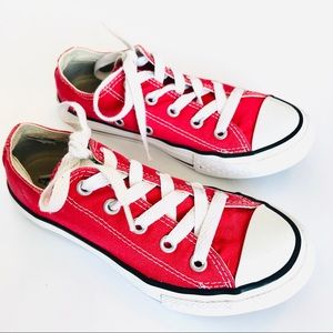 Red Converse Chuck Taylor All-Stars - little kid sz 13